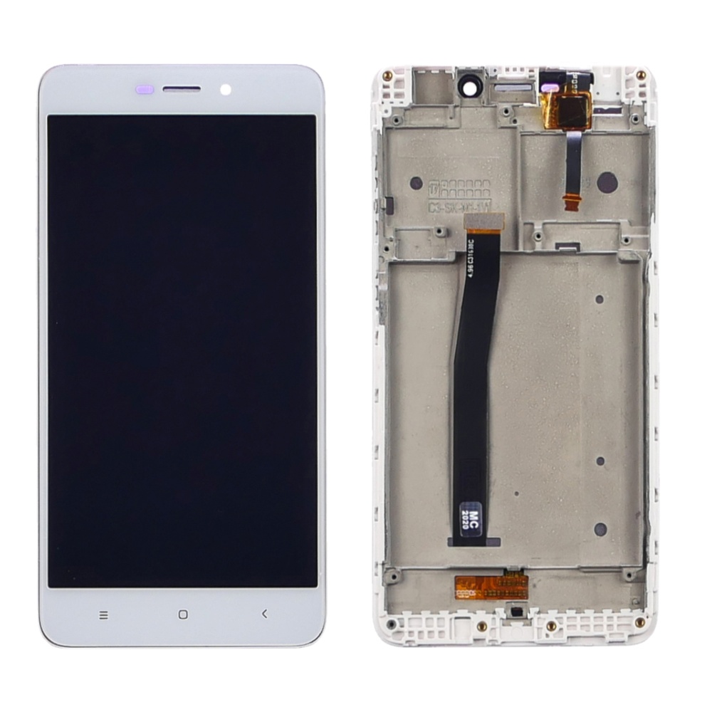 

Дисплей для Xiaomi Redmi 4A с белым тачскрином и корпусной рамкой