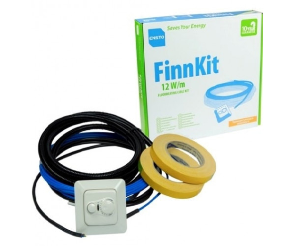 

Нагревательный кабель Ensto FinnKit 165 м. + терморегулятор ECO10FJ