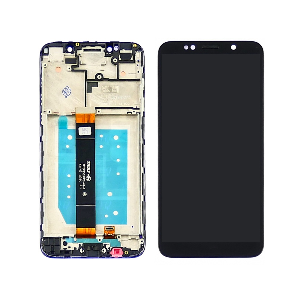 

Дисплей для Huawei Y5 (2018) с чёрным тачскрином и корпусной рамкой