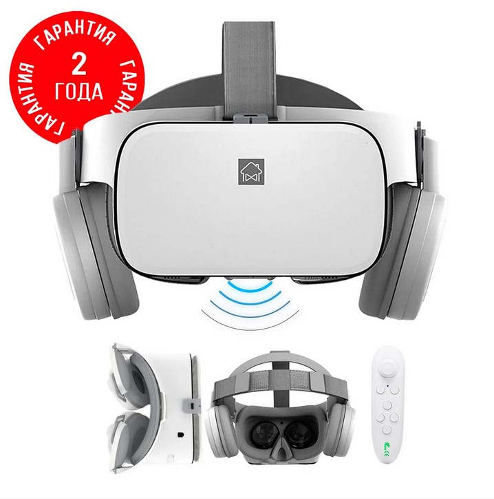

Очки виртуальной реальности Bobo VR Z6 с пультом ДУ Белые (HH 500-5)
