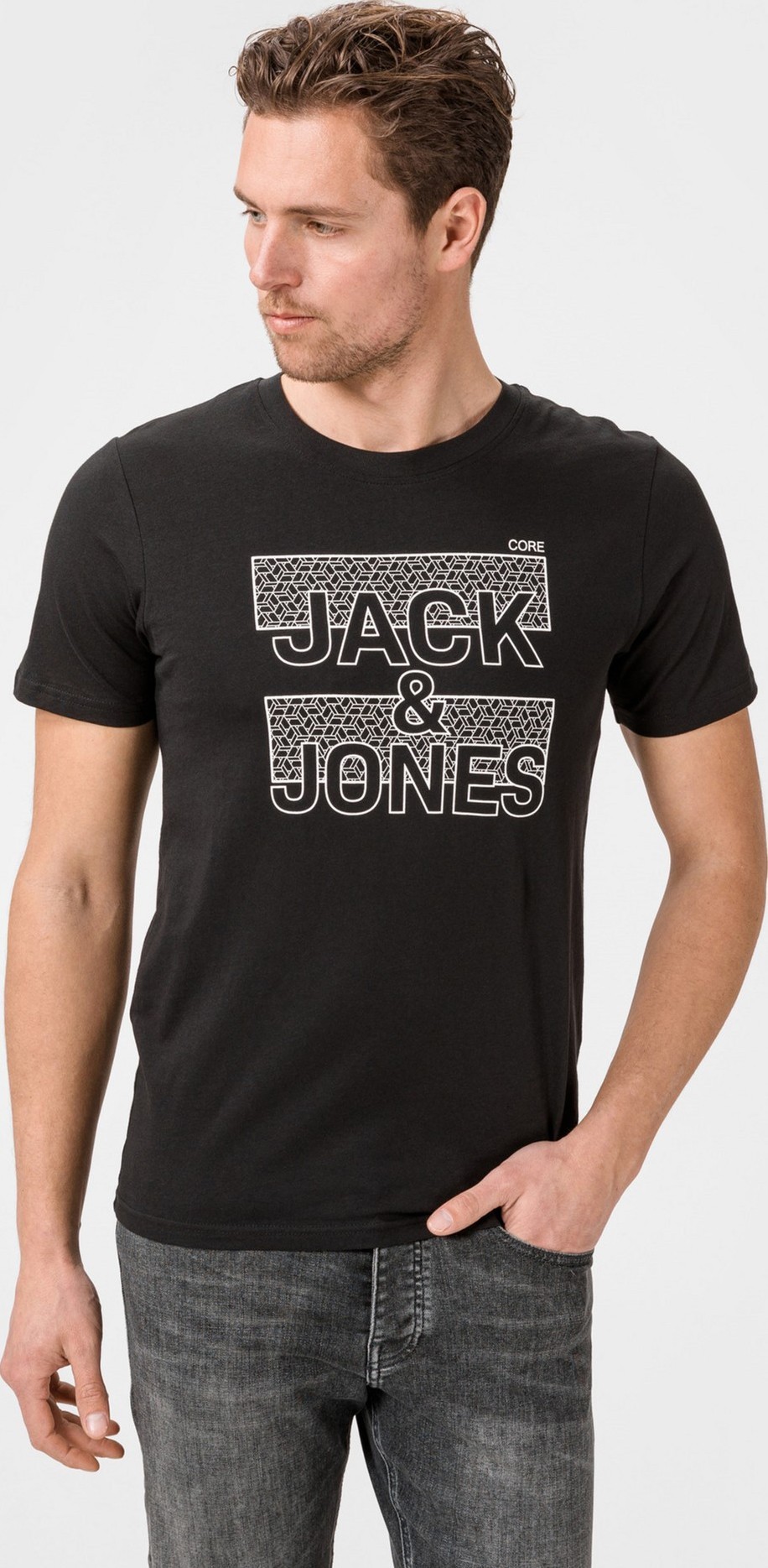 

Футболка Jack & Jones 12167303  Black, Футболка Jack & Jones 12167303 L Black