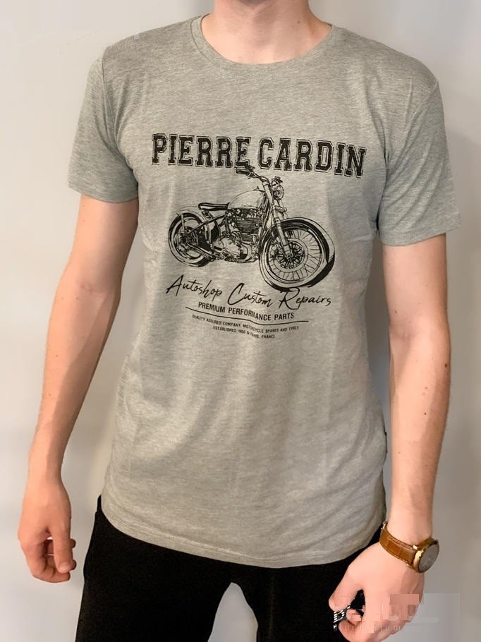 

Футболка Pierre Cardin Bike  Grey Marl, Футболка Pierre Cardin Bike M Grey Marl