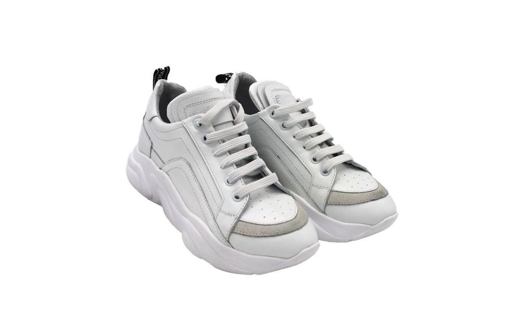 

Кроссовки Sandalik 40(р) белого цвета на высокой подошве (07161-224)