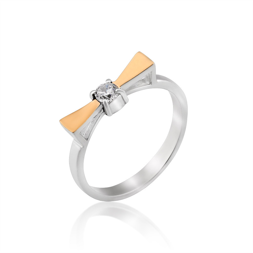 

Кольцо из серебра и золота Юрьев арт.460 к 16