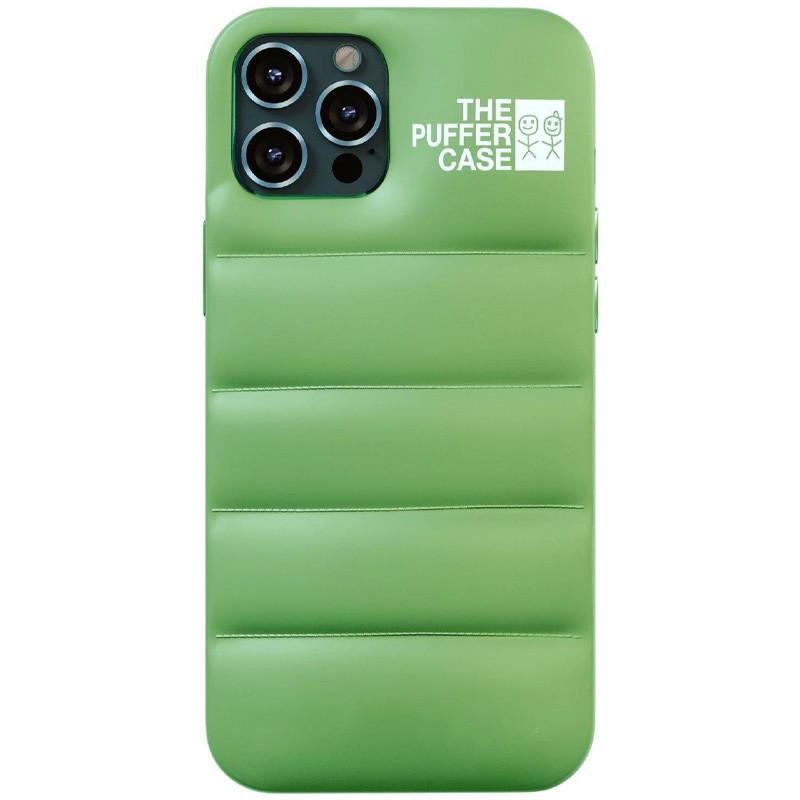 

Чехол-пуховик Epik Puffer case для Apple iPhone 12 Pro / 12 (6.1") Зеленый