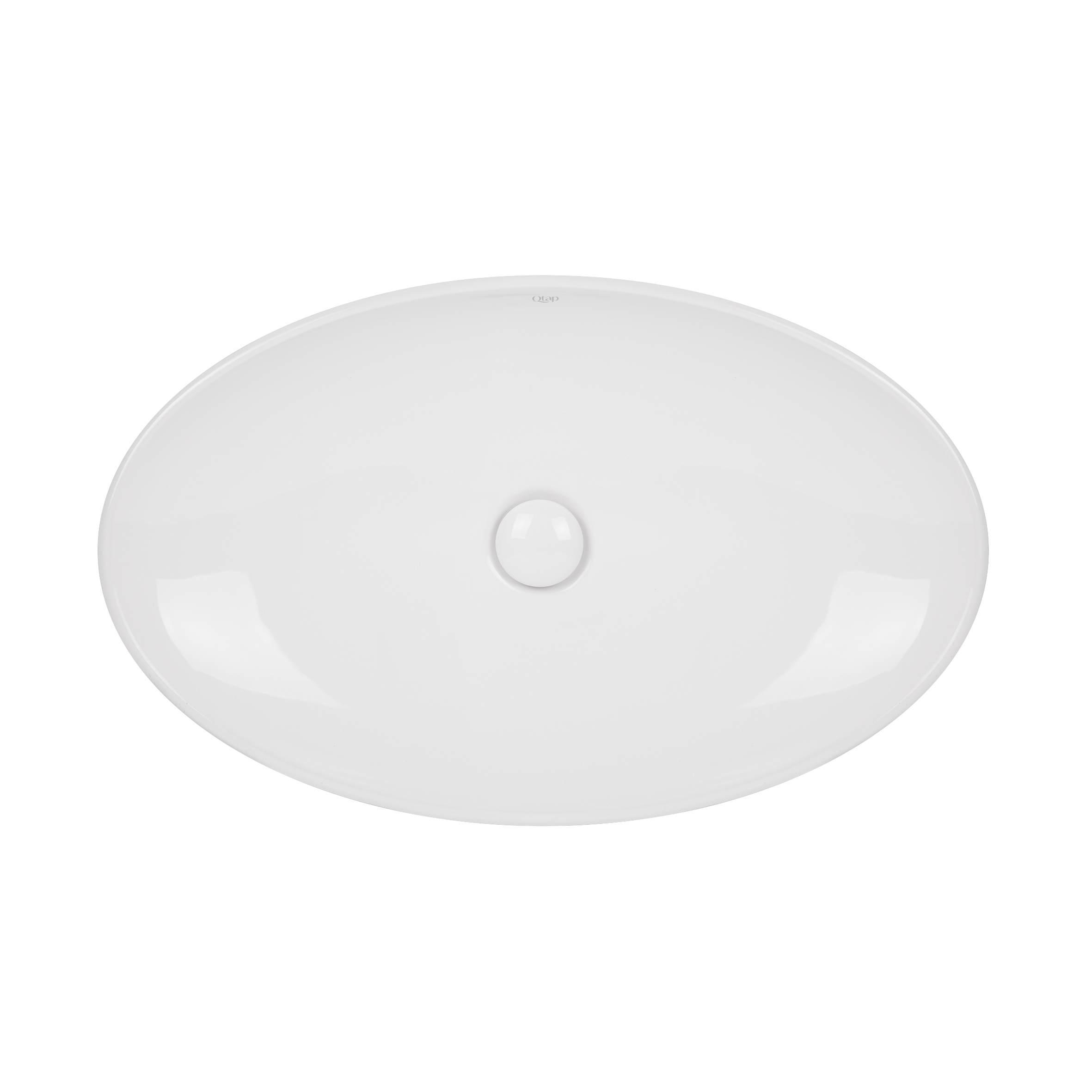 

Раковина-чаша Qtap Dove 680х420х120 White с донным клапаном QT0611K160W