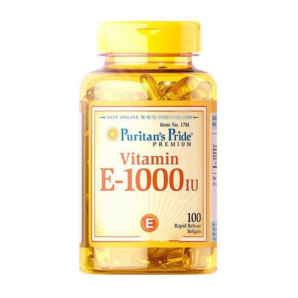

Витамин Е Puritan's Pride Vitamin E-1000 IU 100 капсул (744101)