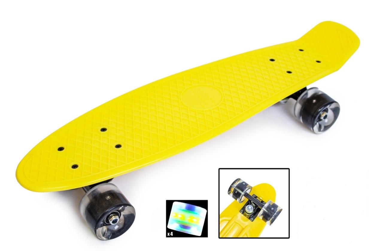 

Penny Board Yellow Светящиеся колеса Желтый