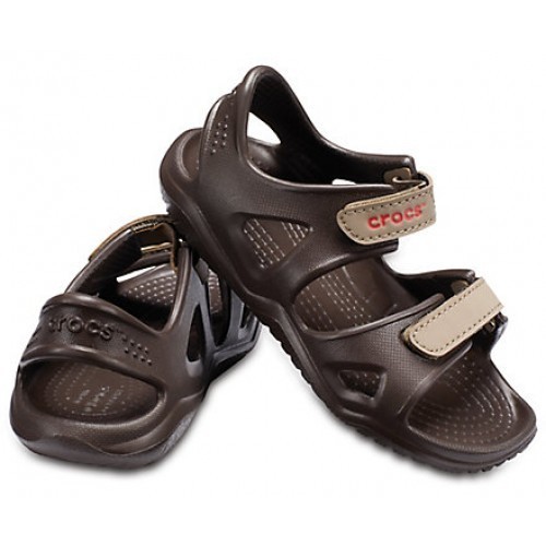 

Сандалии Crocs Swiftwater River, С11, евро 28-29, коричневые