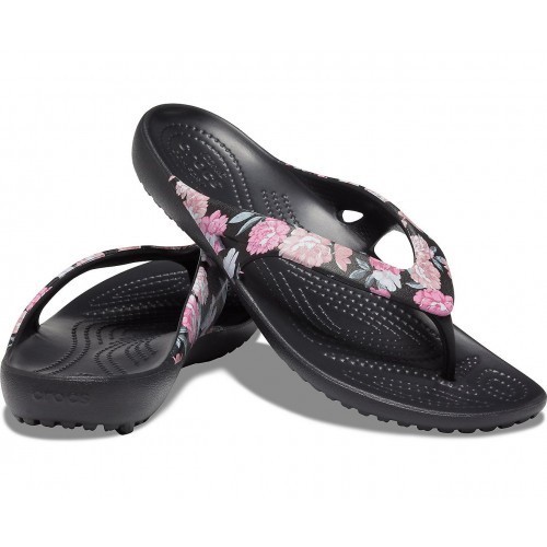 

Флипы Crocs Kadee II Printed Floral, W8, черные с цветами, 38-39