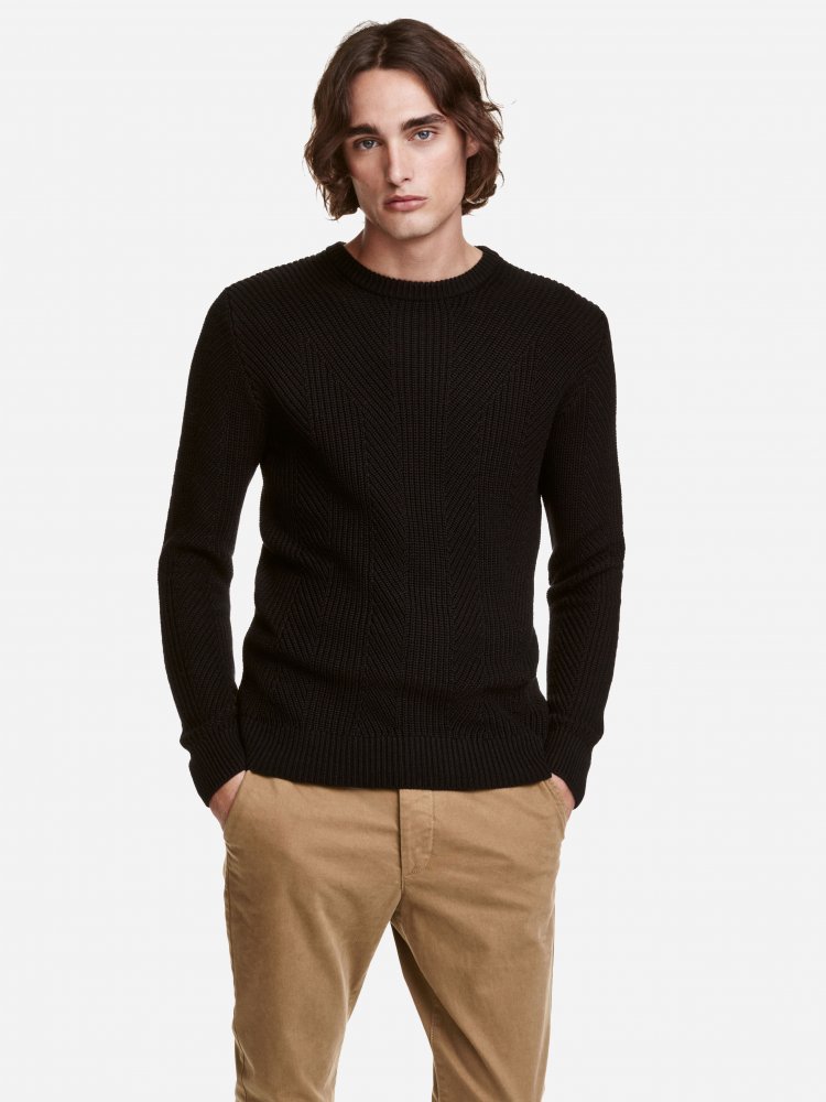 

Джемпер H&M 12-3975074  Черный, Джемпер H&M 12-3975074 XS Черный
