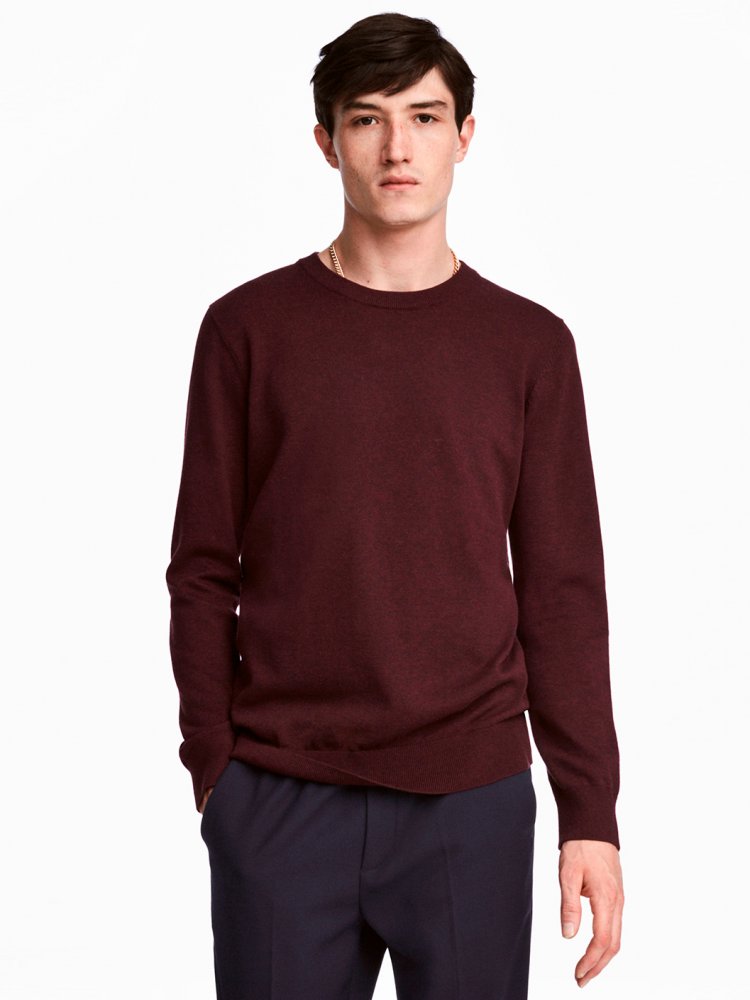 

Джемпер H&M 3405466RP3  Бордовый, Джемпер H&M 3405466RP3 S Бордовый