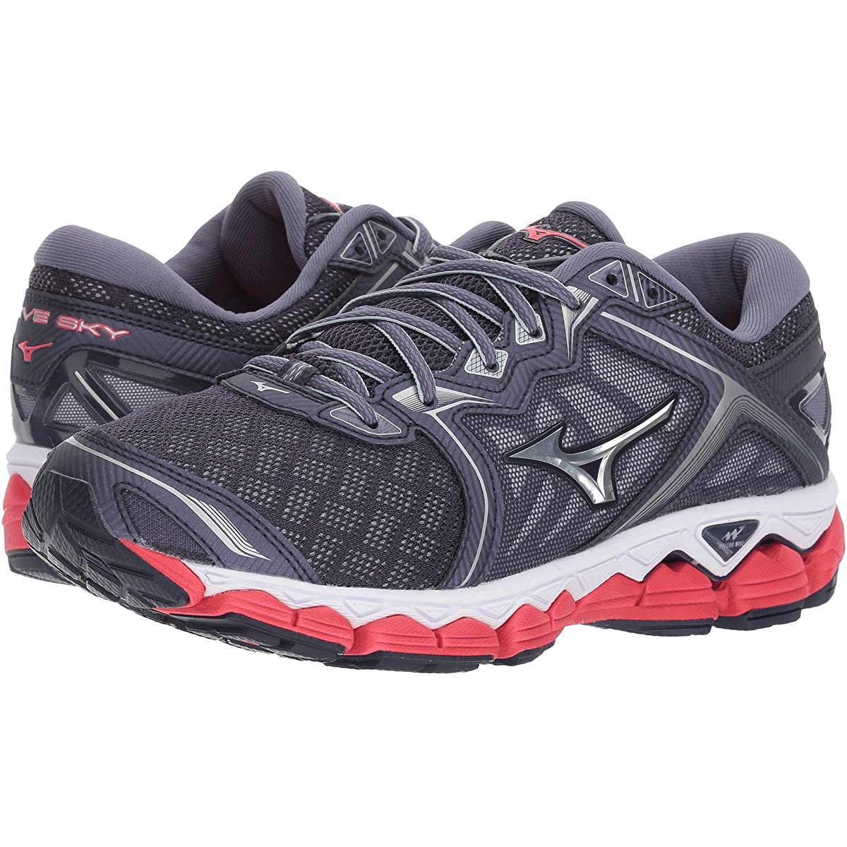 

Кроссовки для бега женские Mizuno Wave Sky Серый 36.5