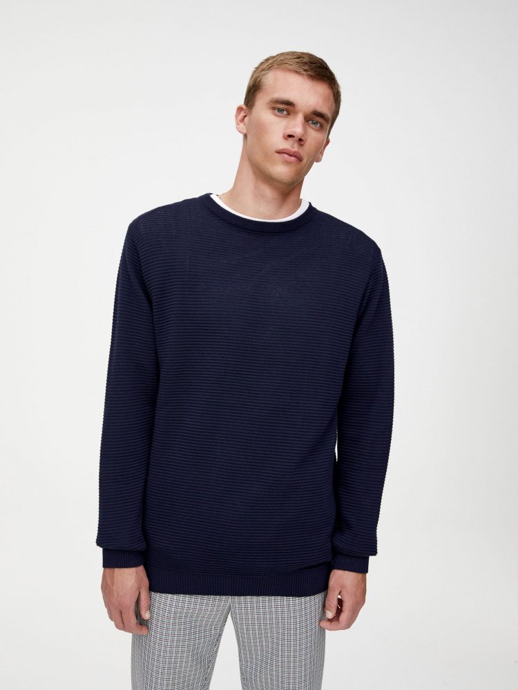 

Джемпер Pull & Bear 9558/541/401  Темно-синий, Джемпер Pull & Bear 9558/541/401 M Темно-синий