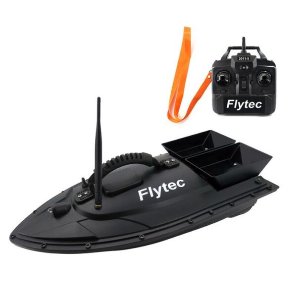 

Кораблик для прикормки рыбы Flytec HQ2011 на радиоуправлении, черная кормушка (eg-100622)