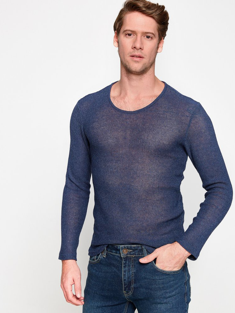 

Джемпер Koton 8KAM91215LK-740  Indigo, Джемпер Koton 8KAM91215LK-740 S Indigo