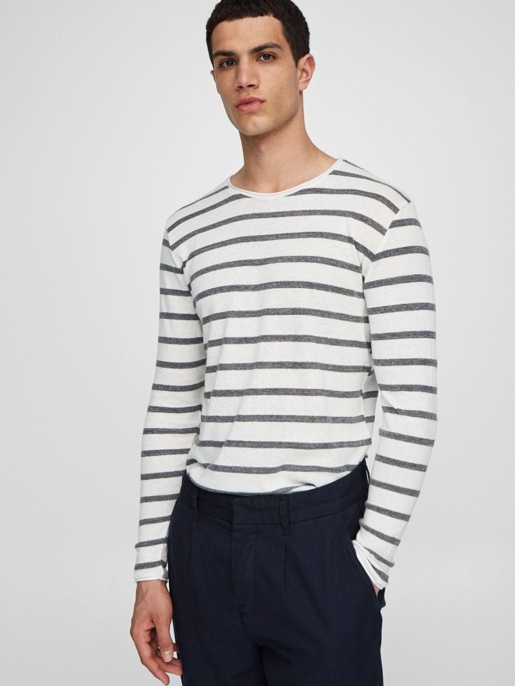 

Джемпер Pull & Bear XAZ217386QQQY  Белый с серым, Джемпер Pull & Bear XAZ217386QQQY L Белый с серым