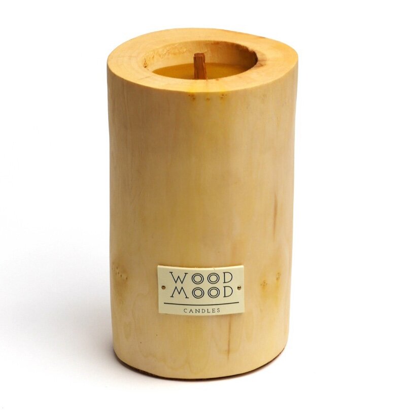 

Декоративная свеча из дерева WoodMood Silky M