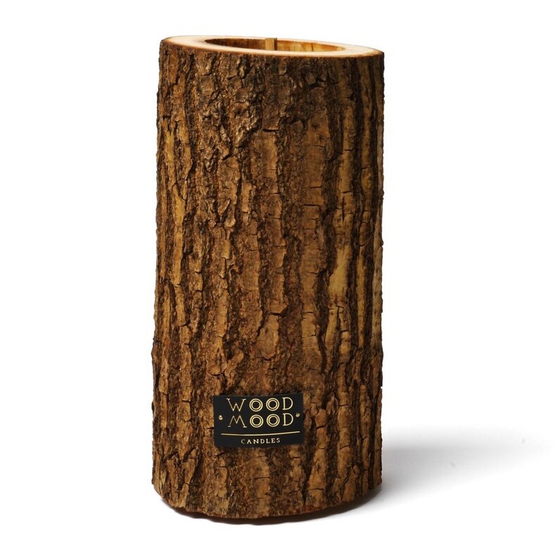 

Декоративная свеча из дерева WoodMood Rocky L
