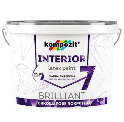 

Краска интерьерная Kompozit INTERIOR 7 база С 14кг