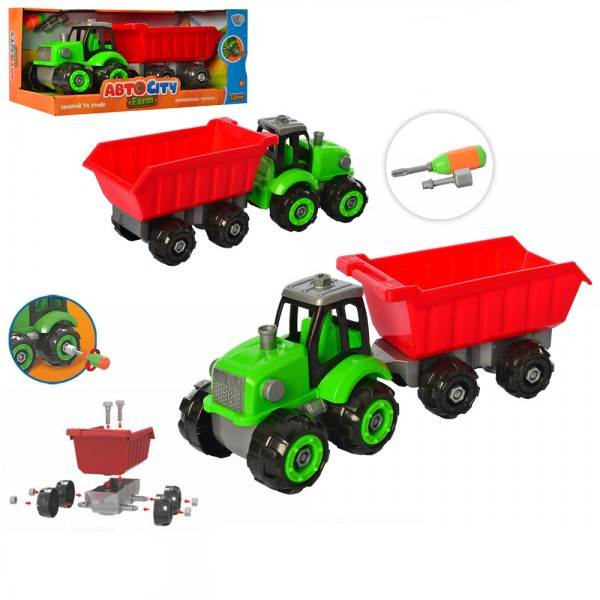 

Конструктор Limo Toy Трактор-самосвал KB-060 38х17х12,5 см