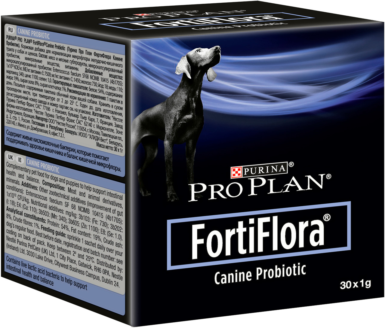 

Дополнительный корм для взрослых собак и щенков Purina Pro Plan Canine Probiotic FortiFlora 30 г (7613036680820)