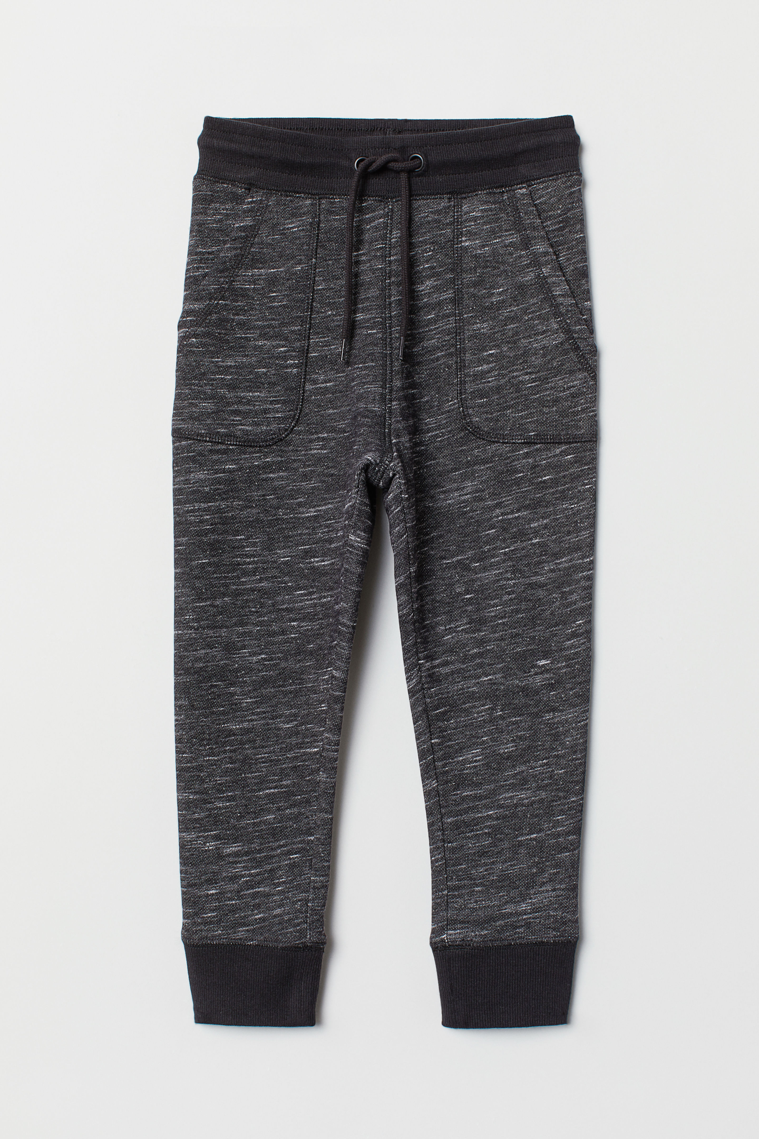 

Джоггеры H&M 104см черный меланж 84938108