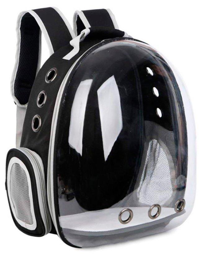 

Сумка-рюкзак для кошек и собак 42x27x29см черная