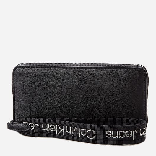 

Кошелек женский Calvin Klein Jeans Ultralight Za W/Wristlet K60K608967-BDS Black