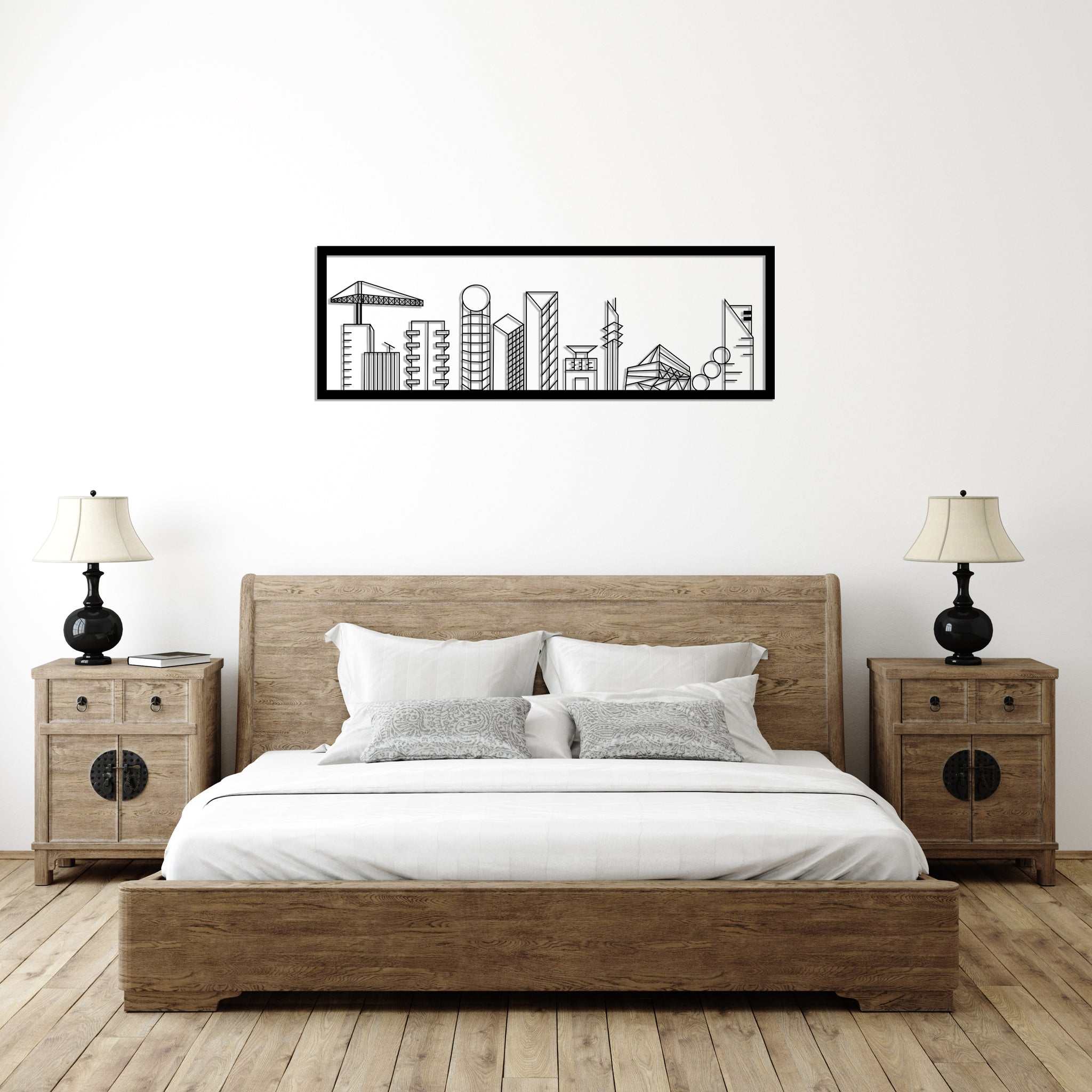 

Деревянная картина "Modern City" (50 x 17 см)