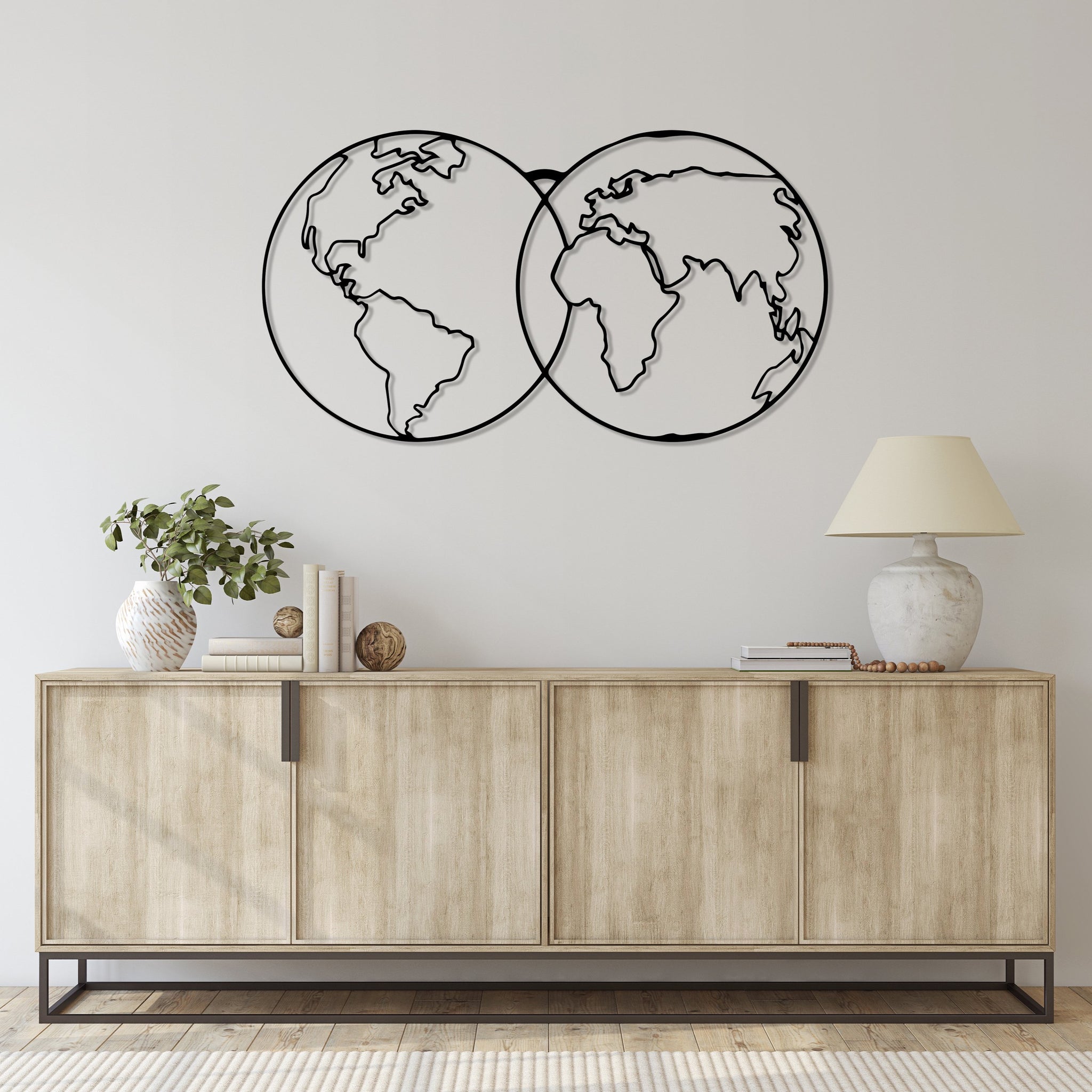 

Деревянная картина "Two Continents" (80 x 44 см)