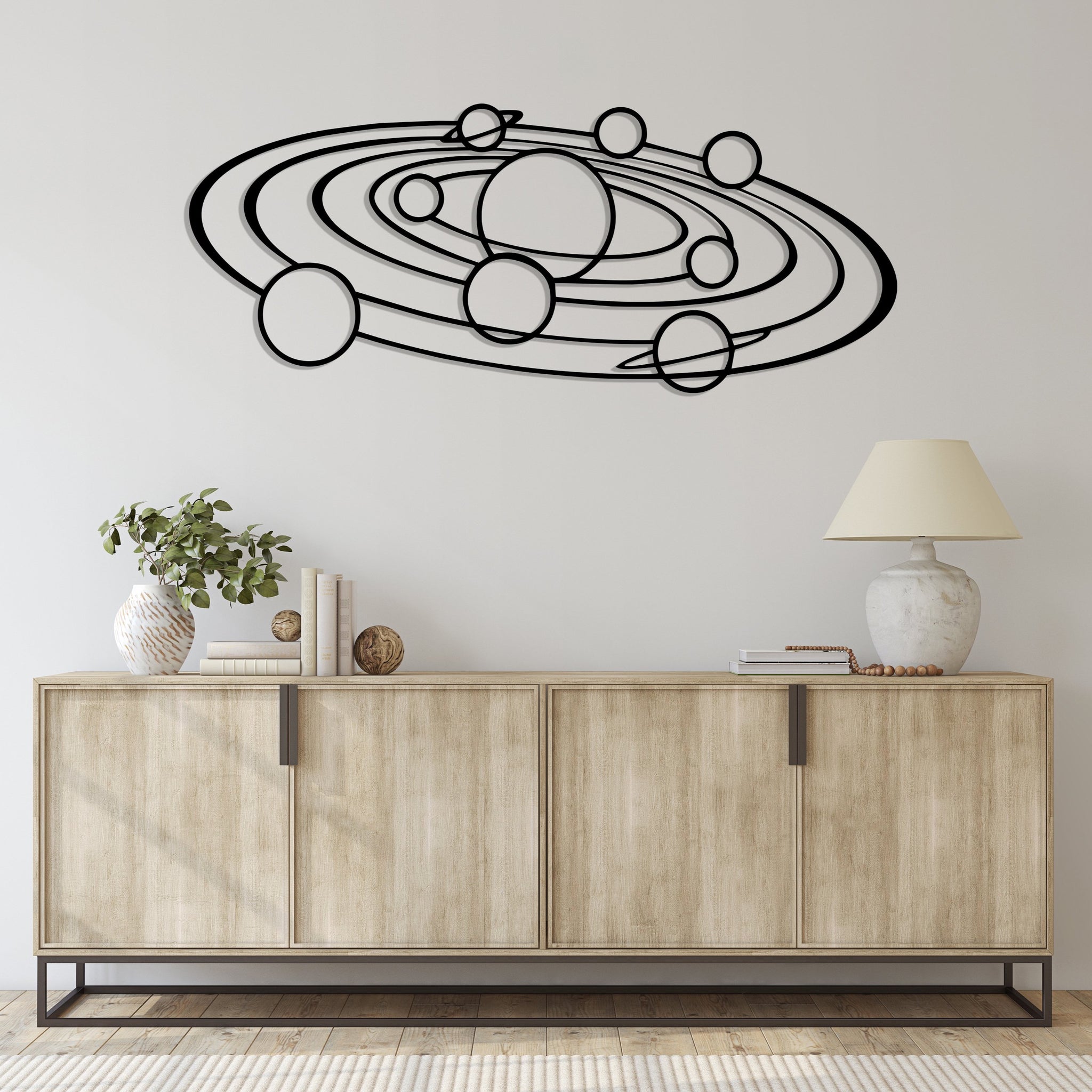 

Деревянная картина "Planets" (80 x 33 см)