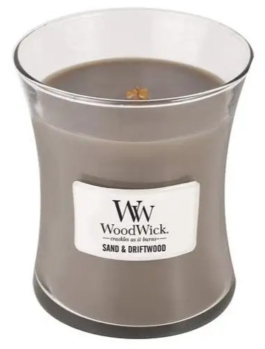 

Ароматична свіча WoodWick Medium Sand & Driftwood 275 г