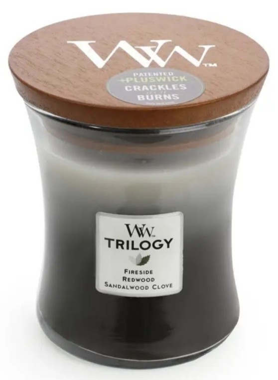 

Ароматична свіча WoodWick Medium Trilogy Warm Woods 275 г