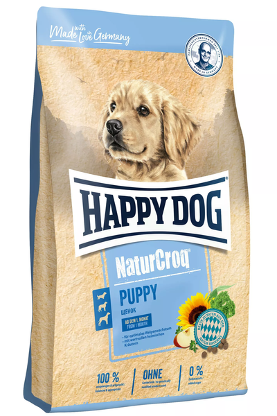

Happy Dog Premium NaturCroq Puppy Сухой корм для щенков всех пород 15 кг