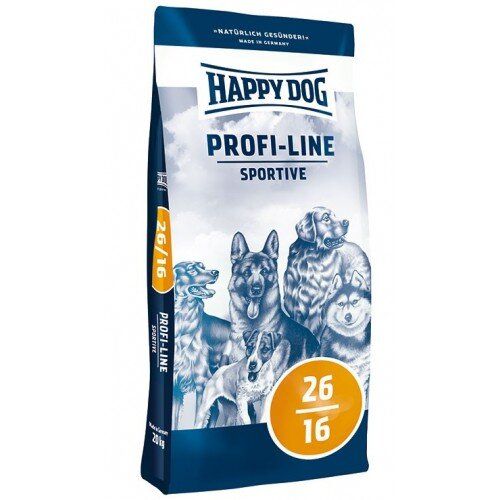 

Happy Dog Profi Line Sportive 26 16 Сухой корм для собак средних и крупных пород с повышенной потребностью энергии 20 кг