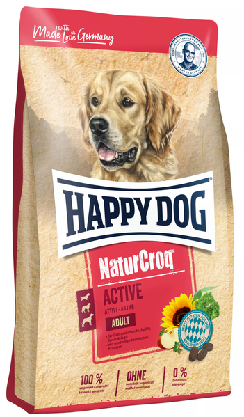 

Happy Dog Premium NaturCroq Active Сухой корм для взрослых собак всех пород с повышенной потребностью в энергии 15 кг