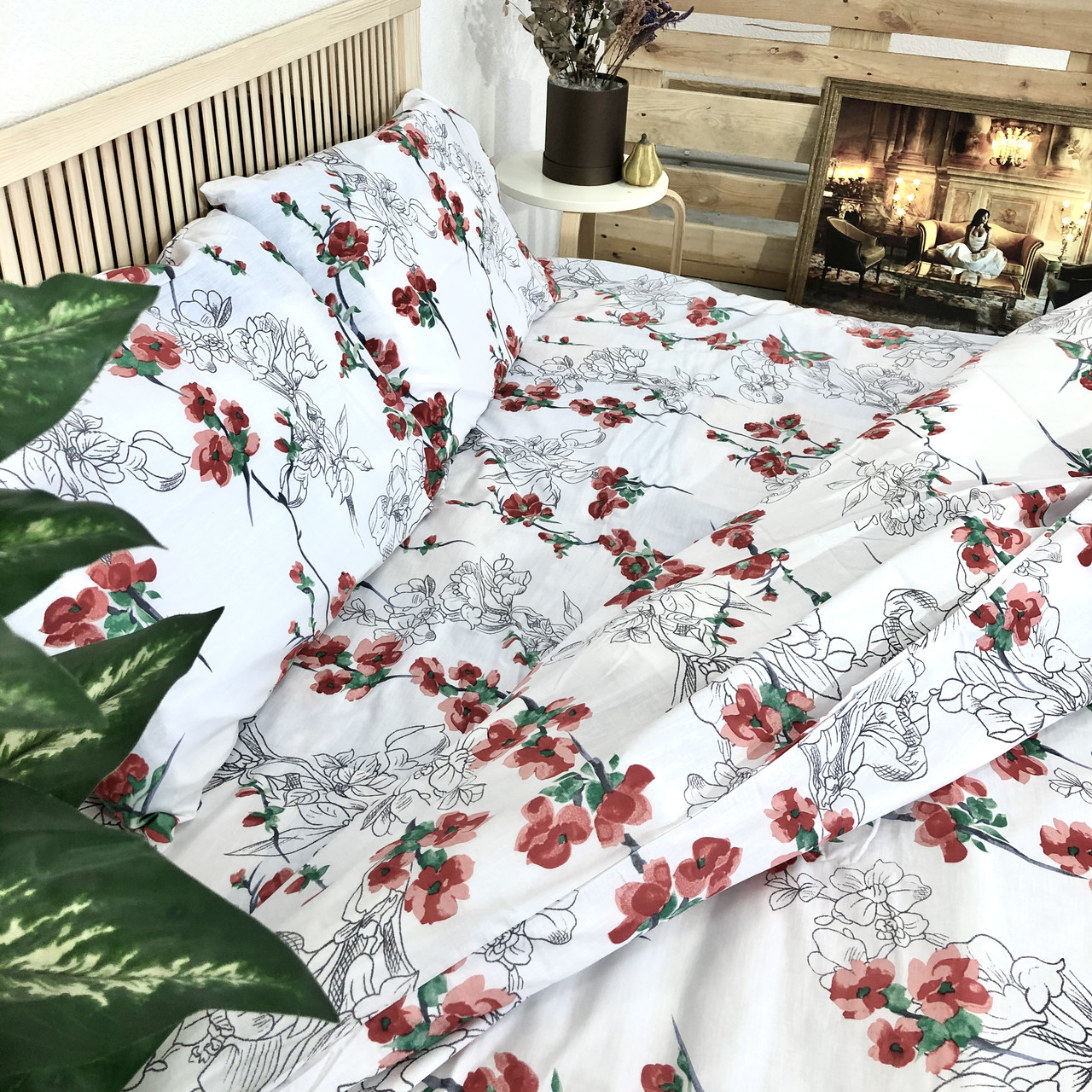 

Постельное белье Woodbury's бязь Пакистан евро комплект W1817 200x220 Белый