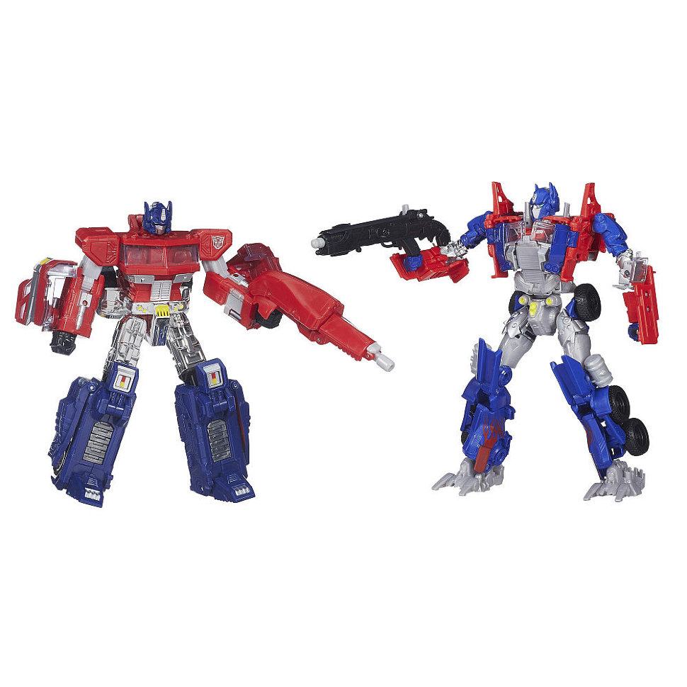 

Трансформери HASBRO Оптимус Прайм Вояджер Подвійний Набір Еволюція Transformers 4 Age of Extinction Voyager Optimus Prime Evolution 2-Pack