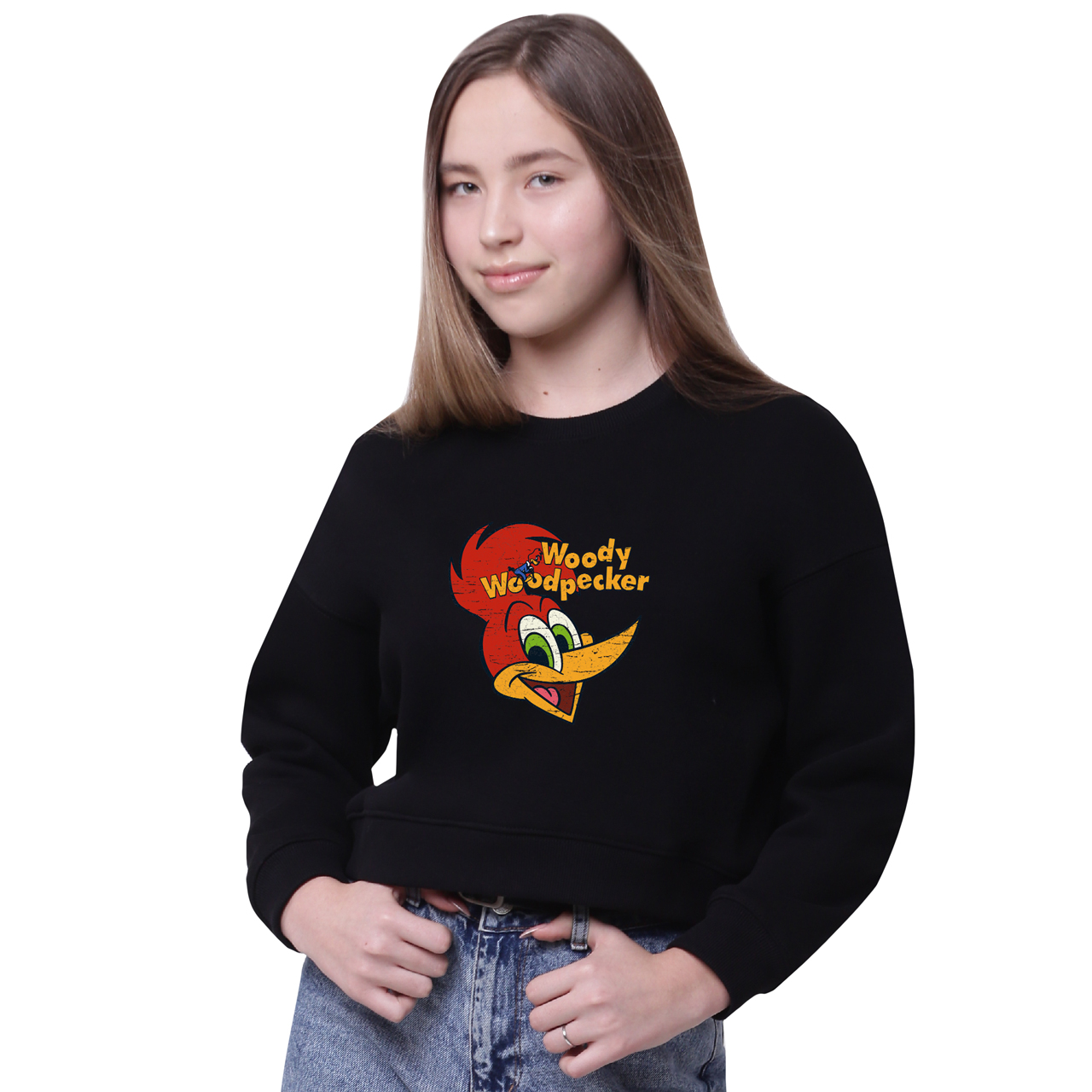 

Свитшот женский Дятел Вуди Вудпекер (Woody Woodpecker) Черный (35960-2871-11, Свитшот женский Дятел Вуди Вудпекер (Woody Woodpecker) Черный (35960-2871-11) S