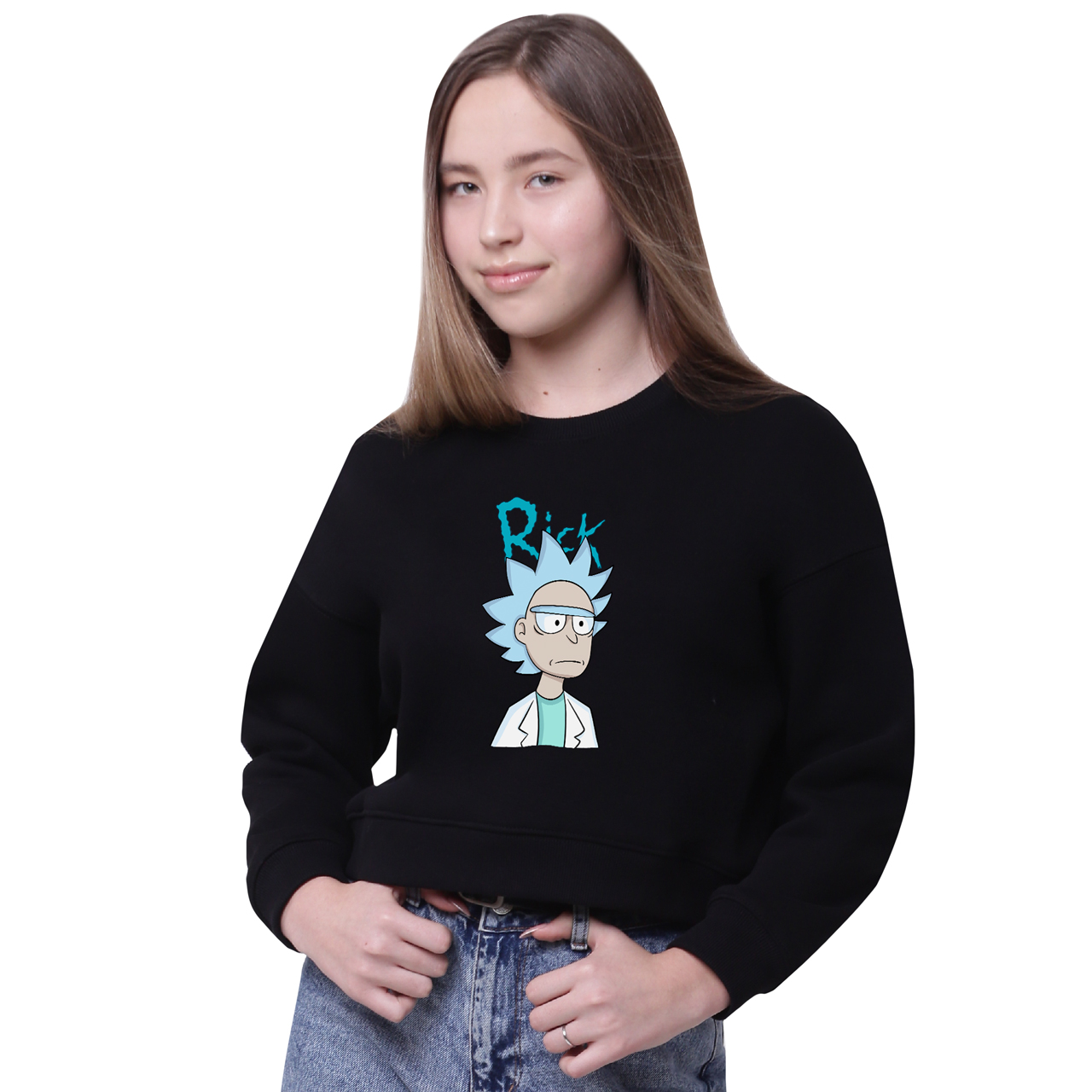 

Свитшот женский Рик Санчез Рик и Морти (Rick Sanchez Rick and Morty) Черный (35960-2929-11, Свитшот женский Рик Санчез Рик и Морти (Rick Sanchez Rick and Morty) Черный (35960-2929-11) S