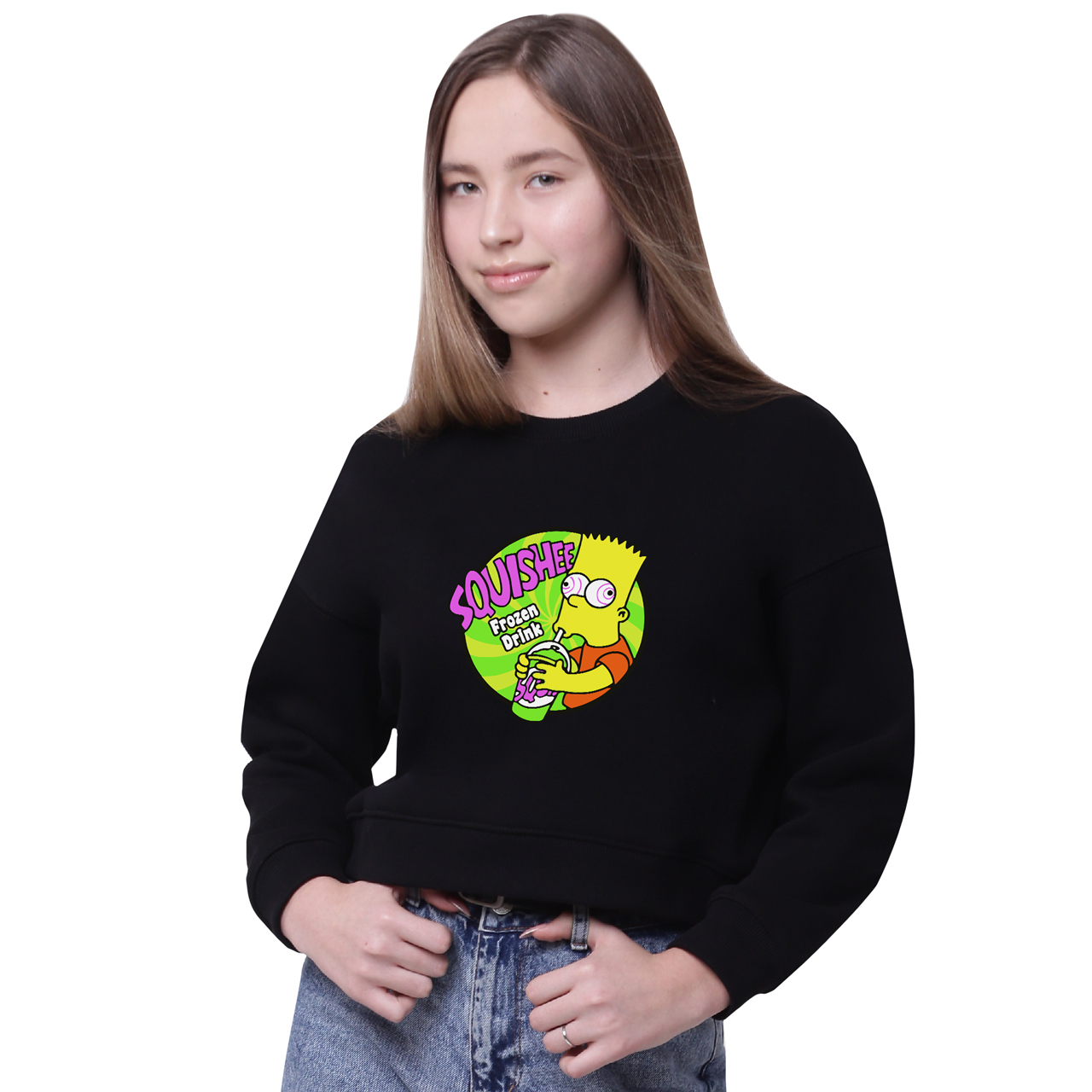 

Свитшот женский Барт Симпсон (Bart The Simpsons) Черный (35960-3410-12, Свитшот женский Барт Симпсон (Bart The Simpsons) Черный (35960-3410-12) M