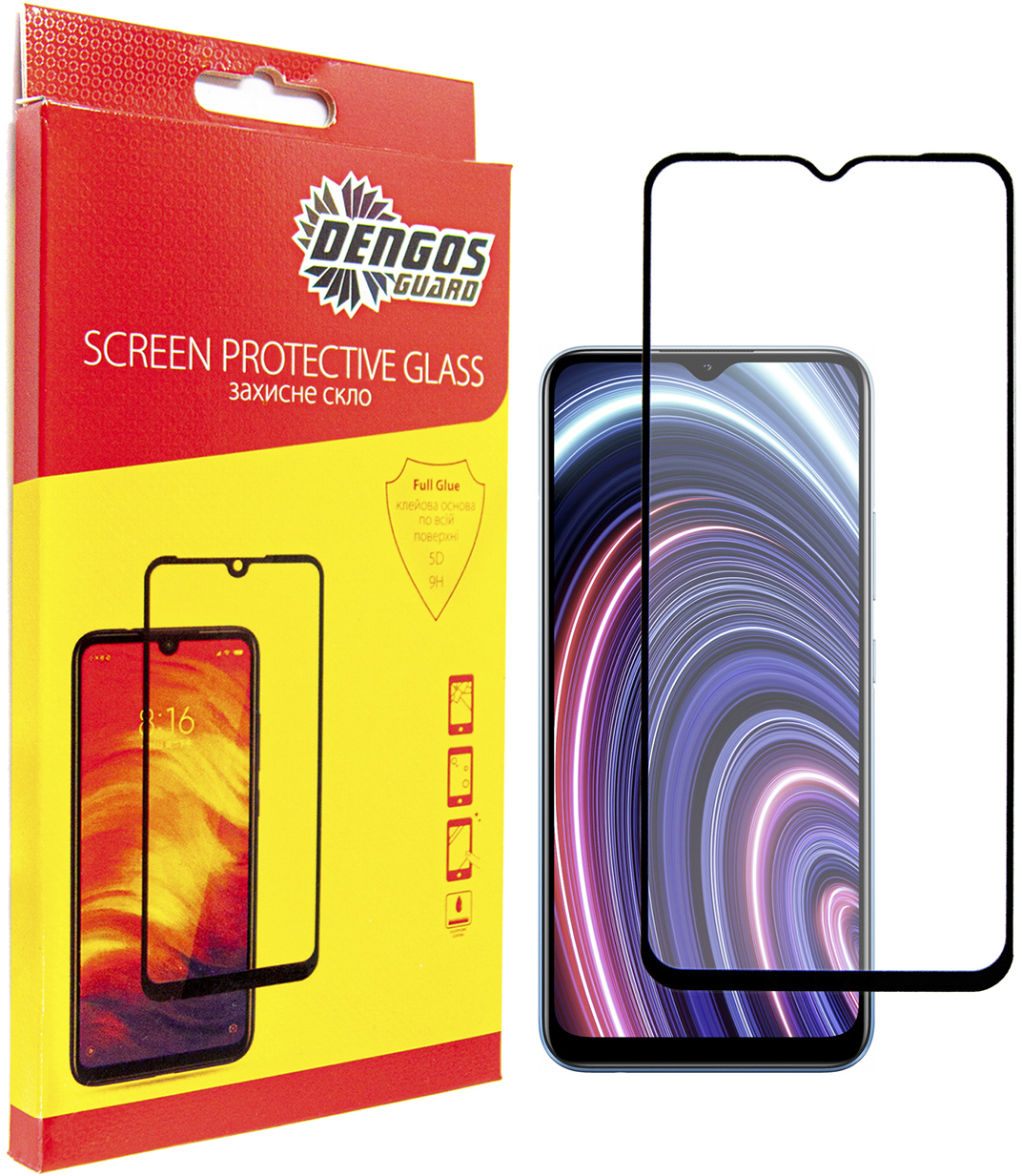 

Защитное стекло DENGOS для Realme C11 2021 Black (TGFG-197)