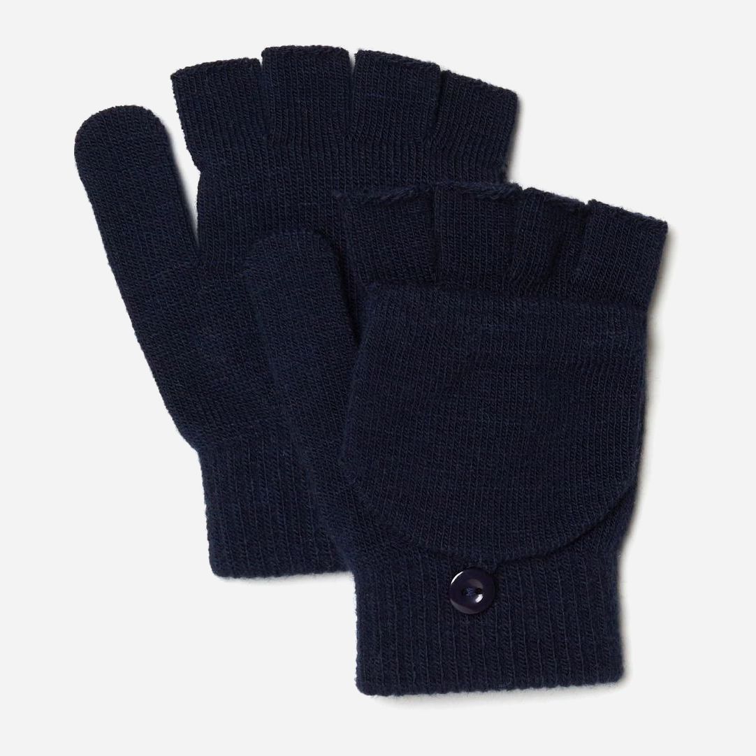 

Перчатки-митенки OVS 1386386 M Blue