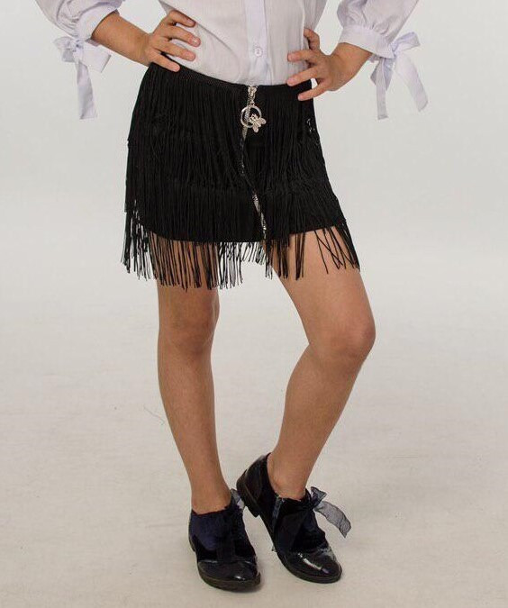 

Юбка для девочки, с бахромой, LARSY, 134