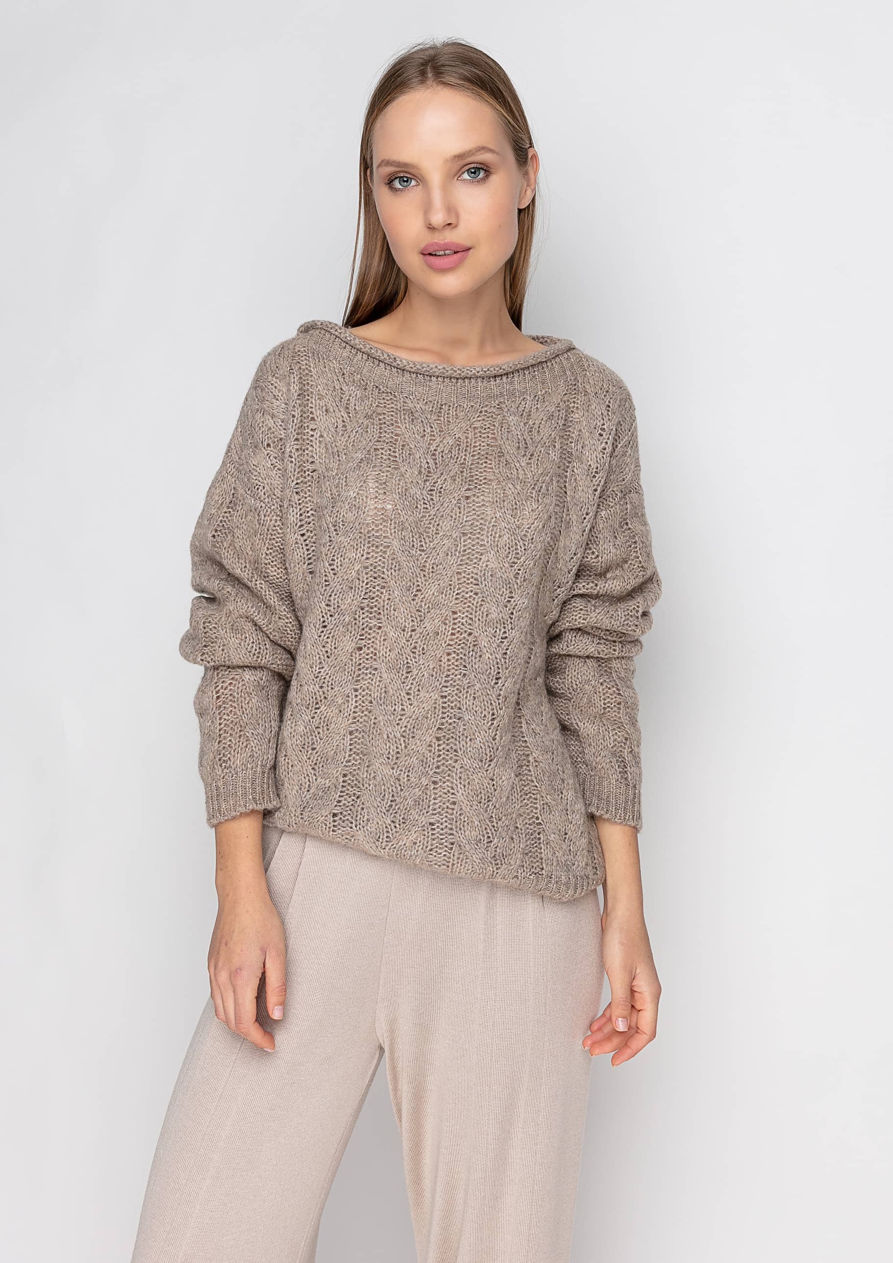 

Джемпер Samange 1691 ONESIZE Табак