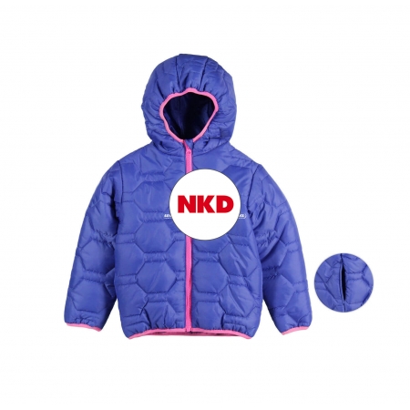 

Стеганая куртка NKD для девочки Синий (/122-128) (851)