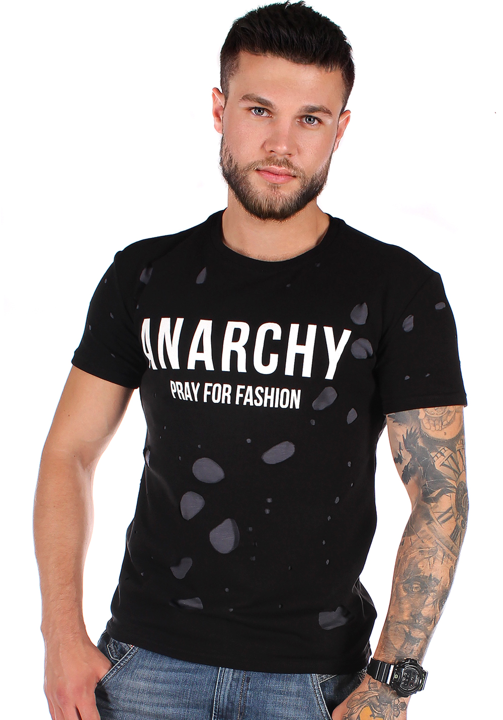 

Футболка чоловіча Krutyakov ANARCHY  чорний 1983315, Футболка чоловіча Krutyakov ANARCHY M чорний 1983315