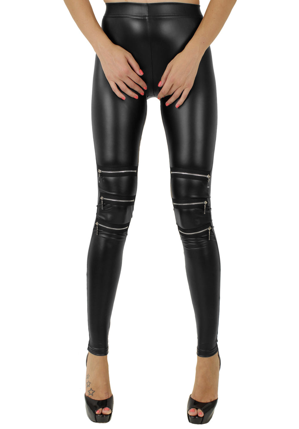 

Легінси жіночі Krutyakov LEATHER 1  чорний 1096115, Легінси жіночі Krutyakov LEATHER 1 XS чорний 1096115