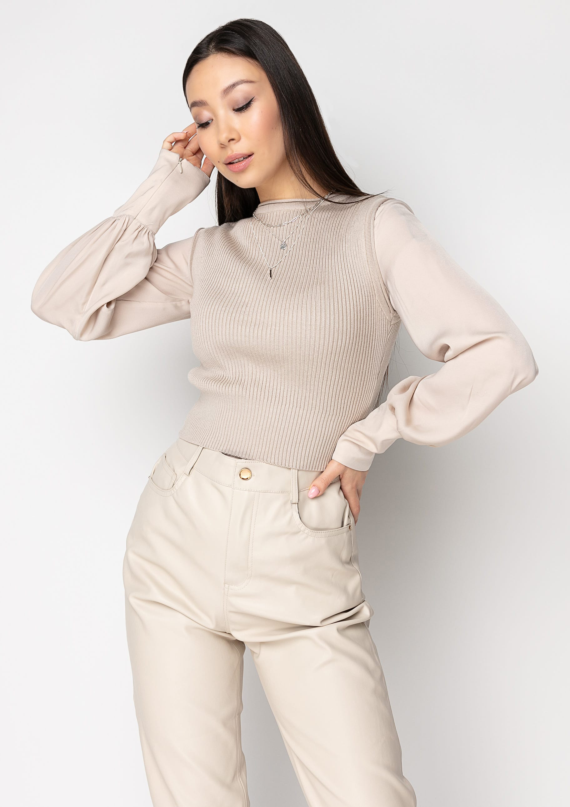 

Топ Samange 2053 ONESIZE Крем брюле